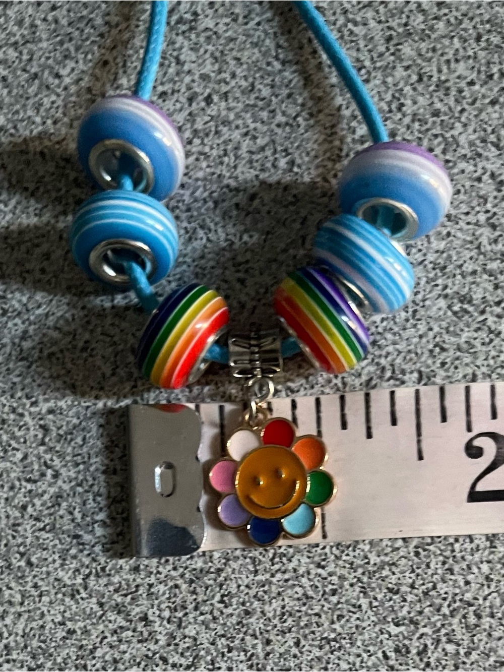 Colorful Beaded Rope Necklace - Picture 7 of 7